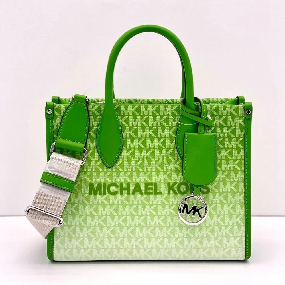 MICHAEL KORS MIRELLA SMALL SHOPPER TOTE CROSSBODY OMBRÉ